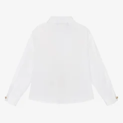 Versace Baby Boys White Cotton Medusa Shirt Sale