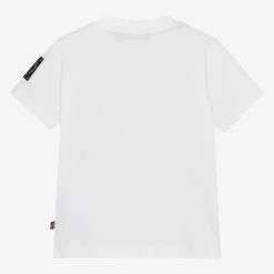 AIGNER Baby Boys White Cotton T-Shirt Hot