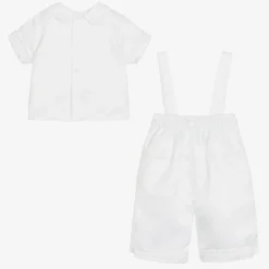 Beau KiD Baby Boys White Shorts Set