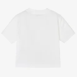 Burberry Baby Boys White Stamp Logo T-Shirt Best