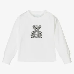 Burberry Baby Boys White Thomas Bear Top New