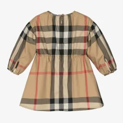 Burberry Baby Girls Archive Beige Check Dress Sale