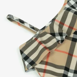 Burberry Baby Girls Beige Check Swimsuit Sale