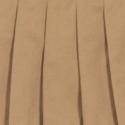 Burberry Baby Girls Beige Pleated Twill Skirt Outlet