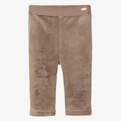 Mayoral Baby Girls Beige Velour Leggings Clearance