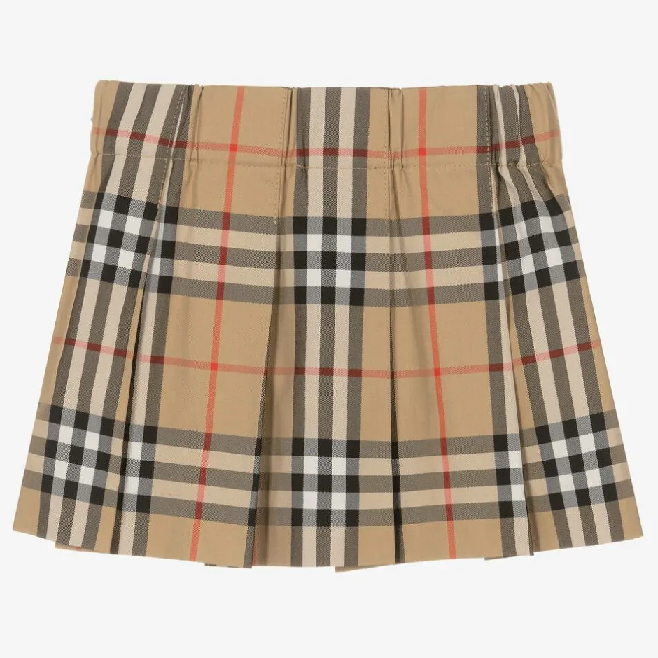 Burberry Baby Girls Beige Vintage Check Pleated Skirt ArchiveBeige Online