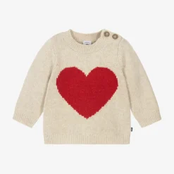 Petit Bateau Baby Girls Beige Wool Knit Sweater Outlet