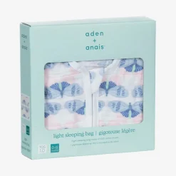 aden + anais Baby Girls Blue Butterfly Sleeping Bag