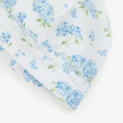 Kissy Kissy Baby Girls Blue Cotton Heavenly Hydrangeas Hat Outlet