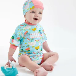 Splash About Baby Girls Blue Happy Nappy Wet Suit (UPF 50+) Online
