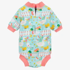 Splash About Baby Girls Blue Happy Nappy Wet Suit (UPF 50+) Online