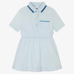 Burberry Baby Girls Blue Logo Polo Dress Hot