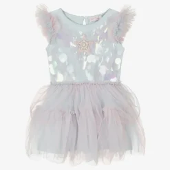 Tutu du Monde Baby Girls Blue Tulle Mermaid Costume