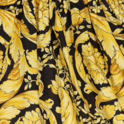 Versace Baby Girls Gold Barocco Dress Discount