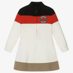 Burberry Baby Girls Icon Stripe Merino Wool Dress