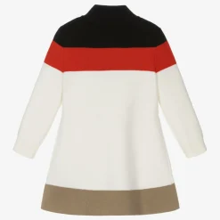 Burberry Baby Girls Icon Stripe Merino Wool Dress