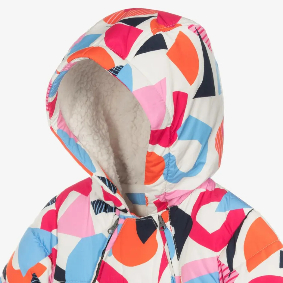 Joyday Baby Girls Ivory & Pink Puffer Snowsuit Best