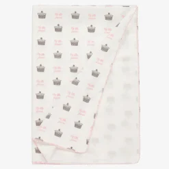 Rachel Riley Baby Girls Ivory Blanket (94cm) Sale