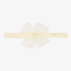 Cute Cute Baby Girls Ivory Bow Headband Discount