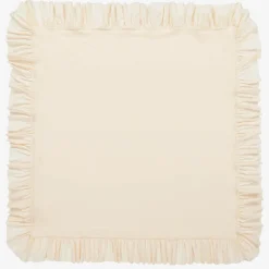 Lemon Loves Layette Baby Girls Ivory Cotton Blanket (90cm) Eggnog Hot