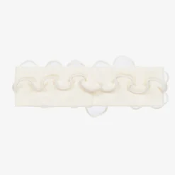 Sofija Baby Girls Ivory Cotton Headband Outlet