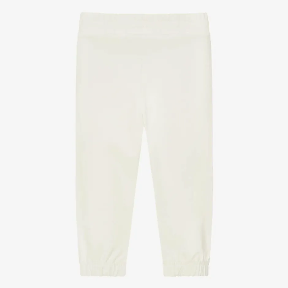 AIGNER Baby Girls Ivory Cotton Joggers Discount