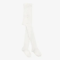 Chloé Baby Girls Ivory Cotton Tights Online