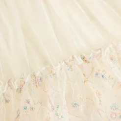 AIGNER Baby Girls Ivory Embroidered Tulle Skirt Sale