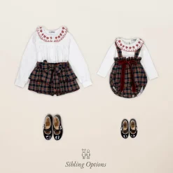 Dr. Kid Baby Girls Ivory Embroidered Top New