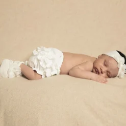 Story Loris Baby Girls Ivory Headband & Booties Gift Set Best