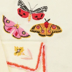 Powell Craft Baby Girls Ivory Knit Butterfly Shawl (73cm) Sale