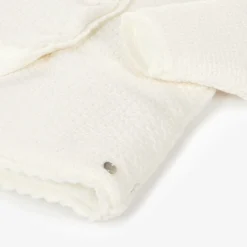 Paz Rodríguez Baby Girls Ivory Knitted Coat Discount