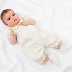 Beatrice amp; George Baby Girls Ivory Pre-Walker Shoes