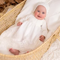 Artesanía Granlei Baby Girls Ivory Tulle Ceremony Gown Set Discount