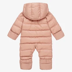 Burberry Baby Girls Pink & Vintage Check Snowsuit Best