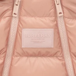 Burberry Baby Girls Pink & Vintage Check Snowsuit Best