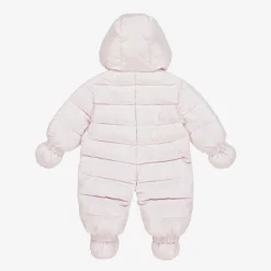 Versace Baby Girls Pink Barocco Down Snowsuit New
