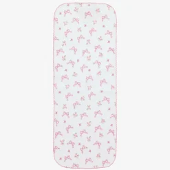 Kissy Kissy Baby Girls Pink Blooming Bows Cotton Burp Cloth (48cm) Clearance