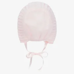 Sarah Louise Baby Girls Pink Bonnet