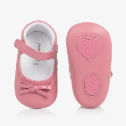 Mayoral Newborn Baby Girls Pink Bow Pre-Walker Shoes Online