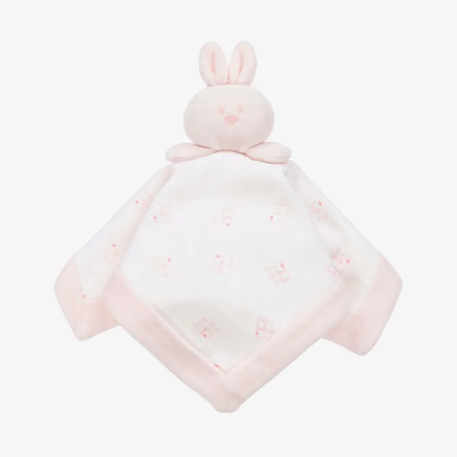 Emile et Rose Baby Girls Pink Bunny Cotton Doudou (30cm)