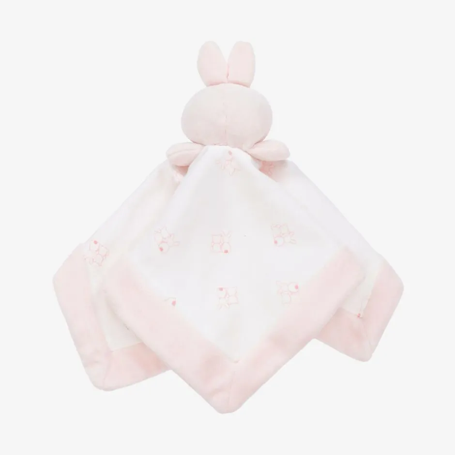 Emile et Rose Baby Girls Pink Bunny Cotton Doudou (30cm)
