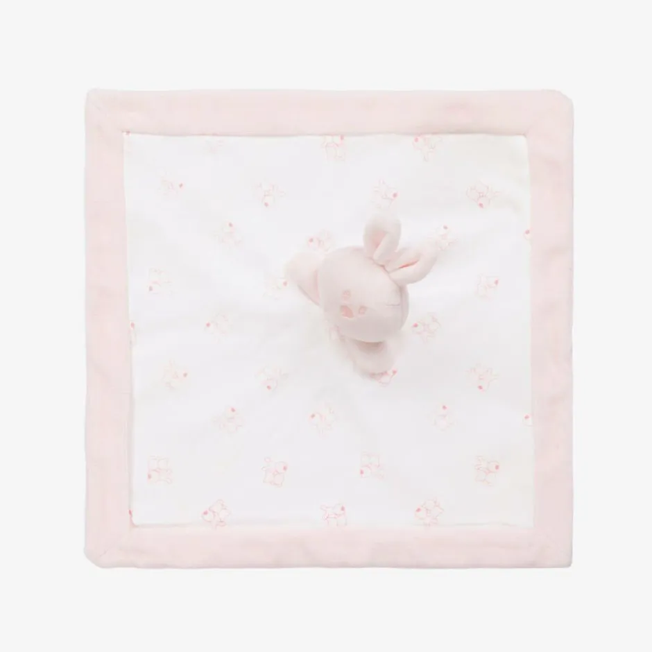 Emile et Rose Baby Girls Pink Bunny Cotton Doudou (30cm)