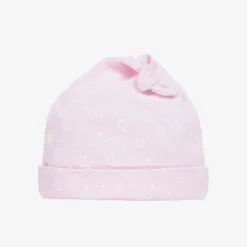 Kissy Kissy Baby Girls Pink Cotton Crescent Moonlight Hat Best