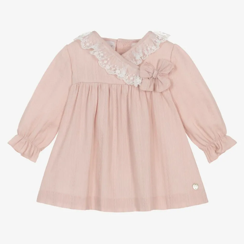 Paz Rodríguez Baby Girls Pink Cotton Dress Sale