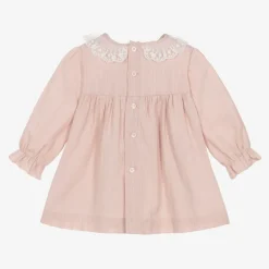 Paz Rodríguez Baby Girls Pink Cotton Dress Sale