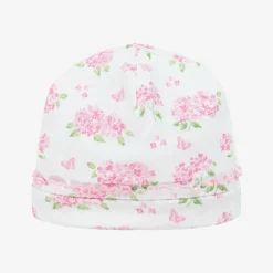 Kissy Kissy Baby Girls Pink Cotton Heavenly Hydrangeas Hat