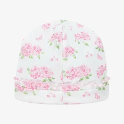 Kissy Kissy Baby Girls Pink Cotton Heavenly Hydrangeas Hat