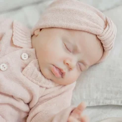 1 + in the family Baby Girls Pink Cotton Knit Headband Sale