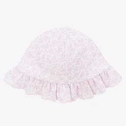 Kissy Kissy Baby Girls Pink Cotton Summer Gardens Sun Hat Sale